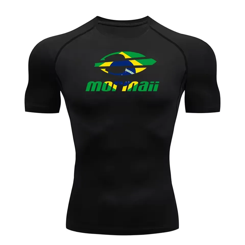 Men Rash Guard Surfing Diving  - огляд і ціна T Shirt Tight Fit