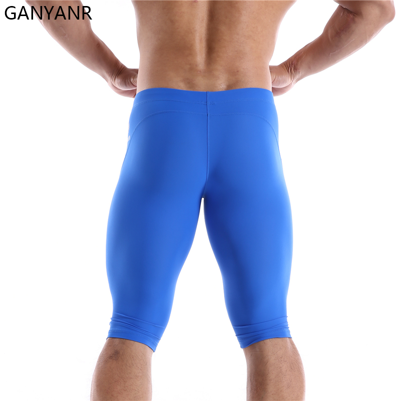 GANYANR Running Tights Men Com - огляд і ціна Compression Shorts Athletes