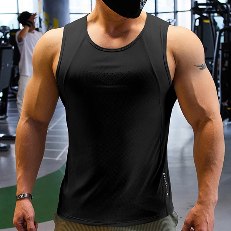 Men Running Tank Tops Outdoor  - огляд і ціна Sleeveless Undershirt