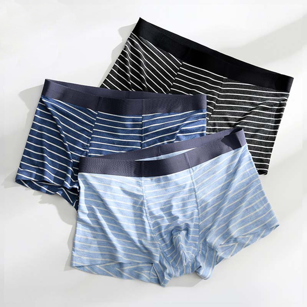 Men Soft Striped Boxers Underw - огляд і ціна Pouch Boxer Pouch